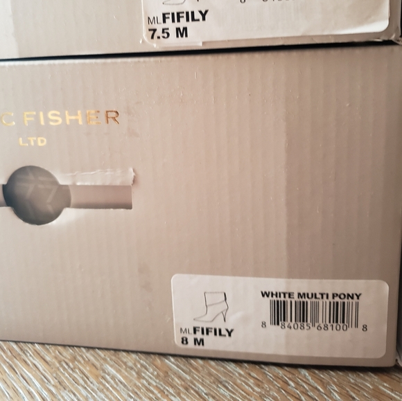 Marc Fisher Fifily Calf Hair Booties - Picture 4 of 8